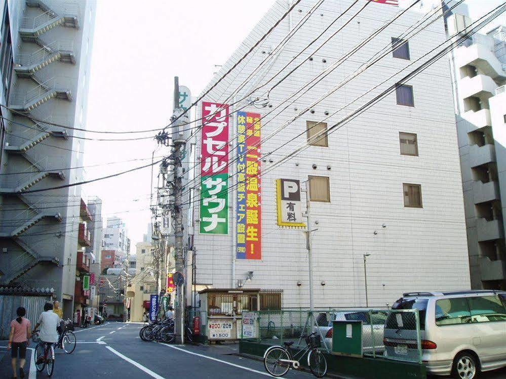 Capsule Hotel&Sauna Ikebukuro Plaza Tokio Exterior foto